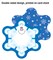 Carson Dellosa 36-Piece Mini Snowflake Bulletin Board Cutouts, Snowflake Cutouts for Bulletin Board and Classroom Décor, Winter Classroom Cutouts, Winter Classroom Decorations